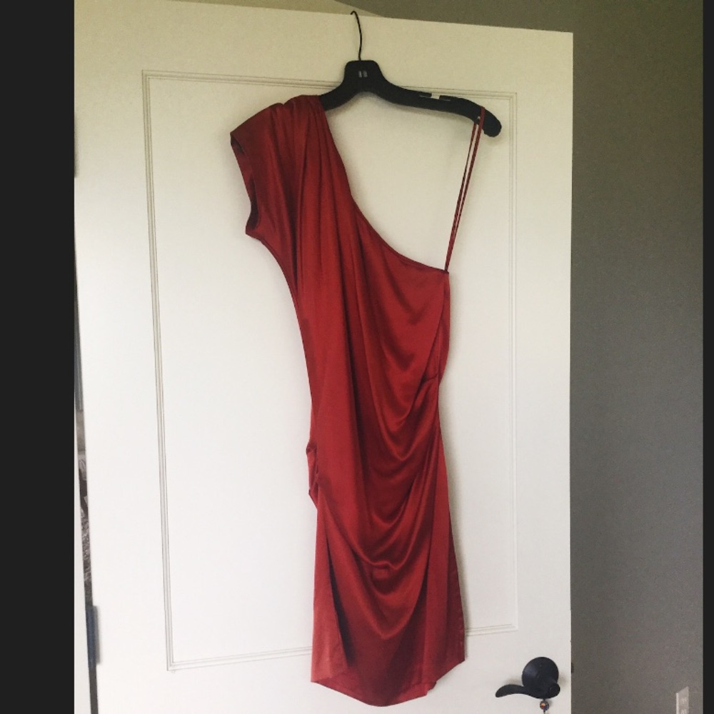 Diane von Furstenberg Hava silk dress. Dark red - Picture 2 of 2